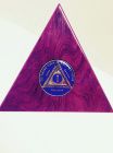 Exotic Purpleheart Wood AA Coin Display